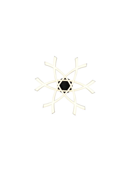 Trio Lighting Ceiling Mount Light Black with Integrated LED