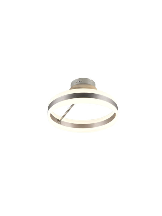Trio Lighting Dios Πλαφονιέρα Οροφής Ασημί