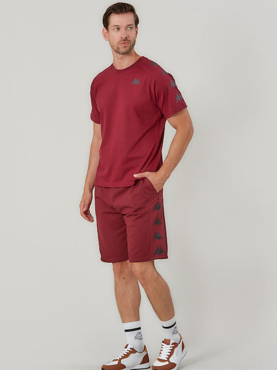 Gabeyo Men's Athletic Shorts Bordeaux