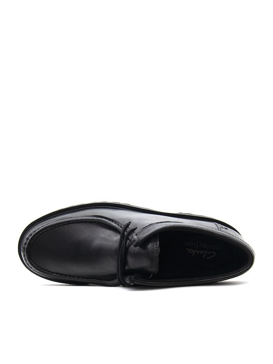Seam Leder Herren Mokassins in Schwarz Farbe