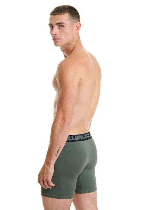 Мъжки боксерки Blue Khaki 1Опаковка