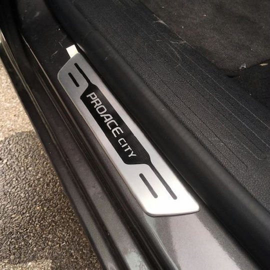 Toyota Γνήσιο Σετ 2τμχ Προστατευτικά Μαρσπιέ Αλουμινίου Proace City 19'-23' Εμπρός Pz438h0184