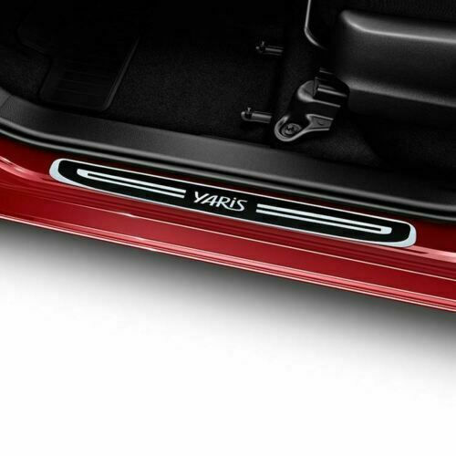 Toyota Genuine 2 Pieces Aluminum Door Sill Protectors Yaris 11'-16' Front