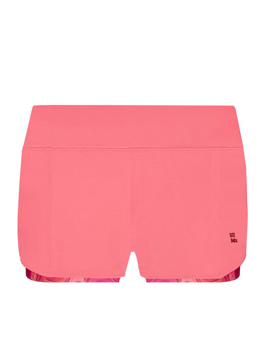 Pantaloni Scurți Pentru Femei Tenis Bidi Badu Chidera Tech 2 In 1 Berry