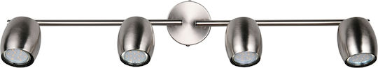 Trio Lighting Σποτ σε Ασημί Χρώμα