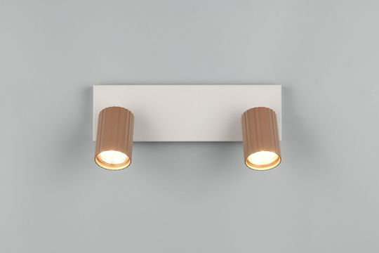 Trio Lighting Soka Σποτ σε Καφέ Χρώμα