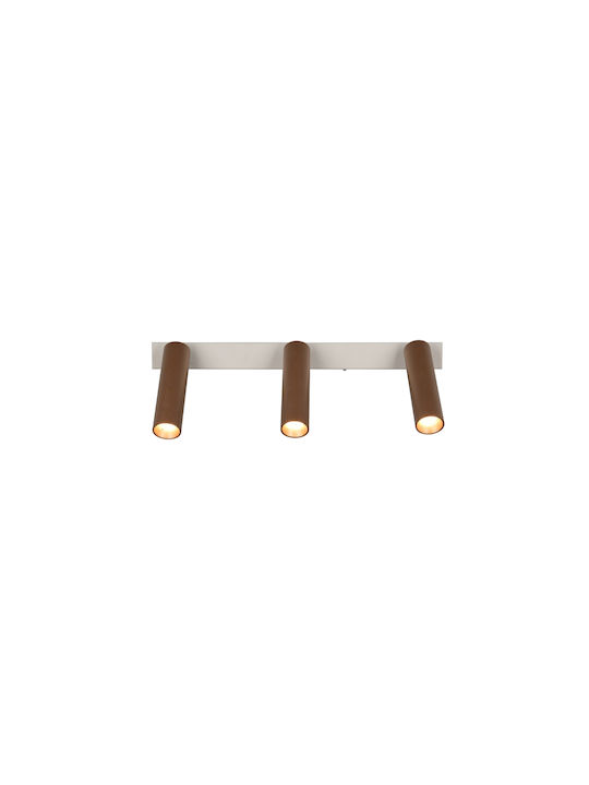 Trio Lighting Ambala Σποτ σε Καφέ Χρώμα
