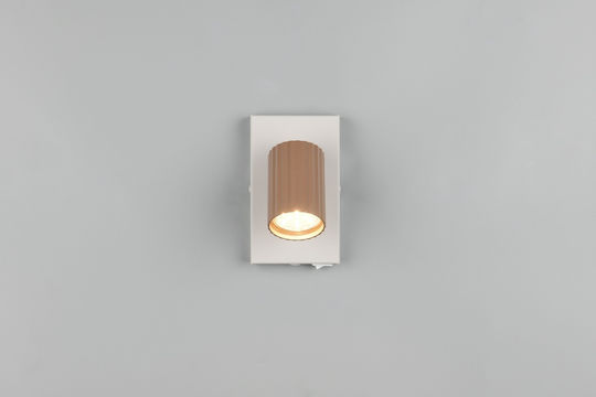 Trio Lighting Soka Σποτ σε Καφέ Χρώμα