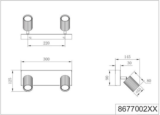Trio Lighting Soka Σποτ