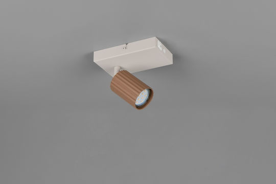 Trio Lighting Soka Σποτ σε Καφέ Χρώμα