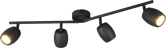 Trio Lighting Σποτ σε Μαύρο Χρώμα
