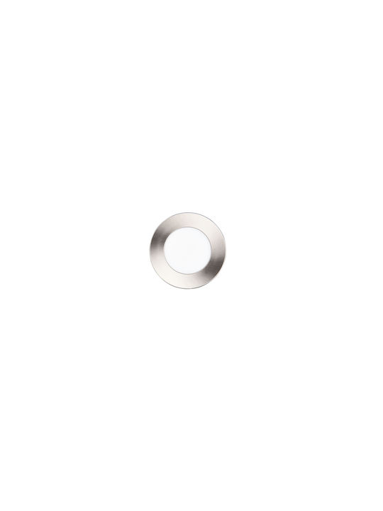 Trio Lighting Himal Plastic Spot Încorporat cu LED Integrat și Lumină Alb Natural Argintiu 1buc