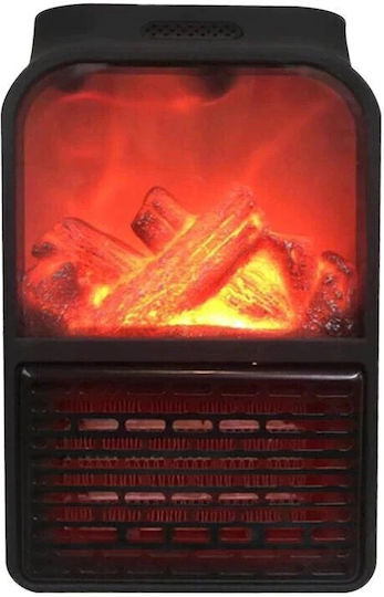 Fan Heater Room Floor Negru 500W