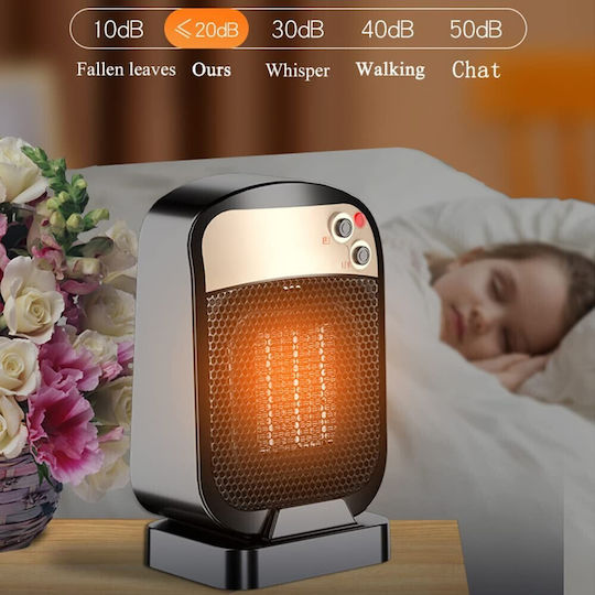 Acasă Fan Heater Room Floor Negru 1800W