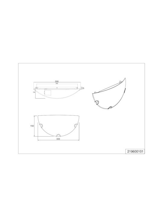 Trio Lighting Lana Φωτιστικό Τοίχου Trio Lighting Lana Φωτιστικό Τοίχου