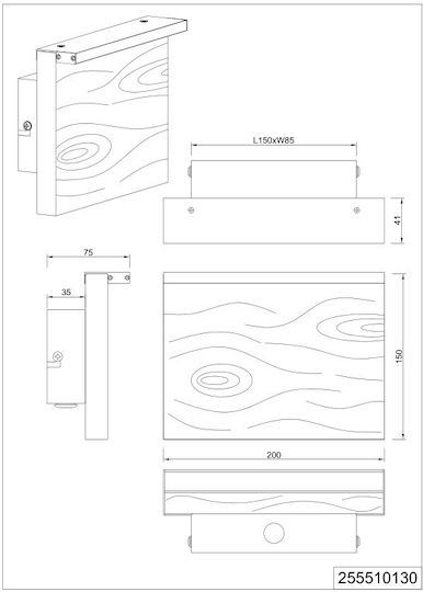 Trio Lighting Kalea Φωτιστικό Τοίχου Μπεζ Trio Lighting Kalea Φωτιστικό Τοίχου Μπεζ