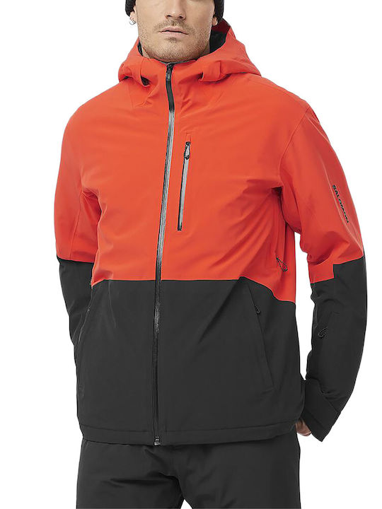 Salomon Men's Ski & Snowboard Jacket Orange LC2353500