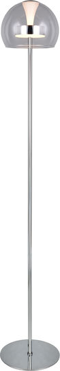 Trio Lighting Flynt Floor Lamp Silver