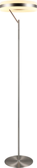 Trio Lighting Dios LED Floor Lamp Silver