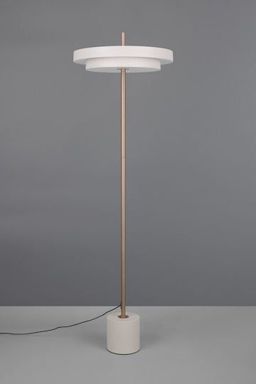 Trio Lighting Keaton LED Floor Lamp Gray