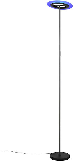Trio Lighting LED Floor Lamp with Cool White Light Black