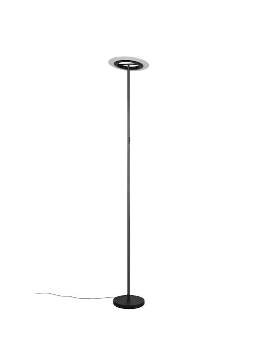 Trio Lighting LED Floor Lamp with Cool White Light Black
