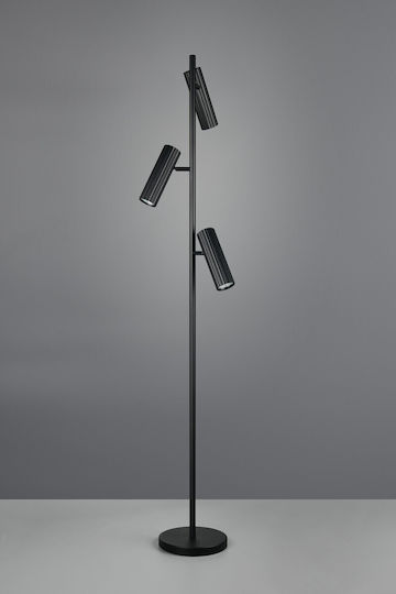 Trio Lighting Soka Подова Лампа Черен