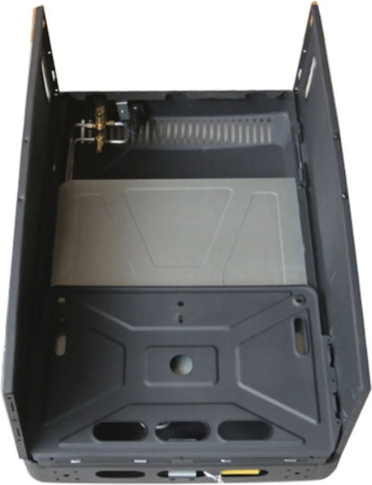 Керамична Индор Газови Отоплители 4200W Черен 40x35x70см