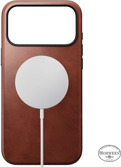Nomad Modern Leather Case Leather Case Iphone 17 Pro Max Compatible Magsafe Horween Leather Olde Dublin