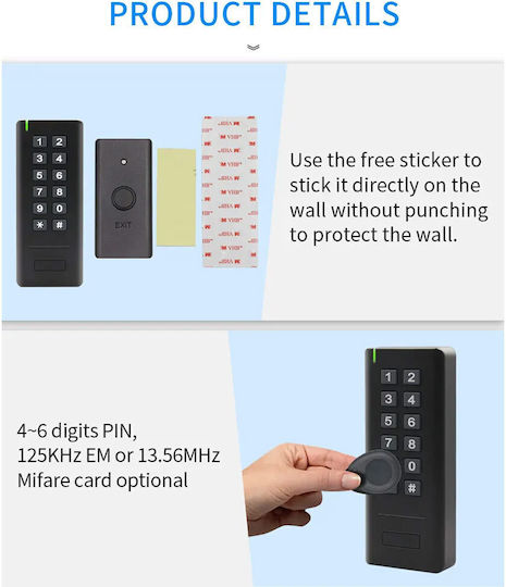 Electronic Lock Wireless in color Black
