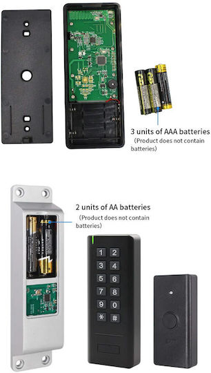 Electronic Lock Wireless in color Black