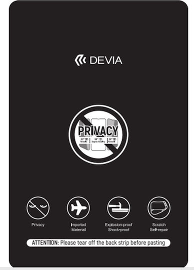 Devia 0.25mm Privacy Ματ Screen Protector 10τμχ