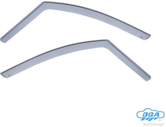 DGA Set of Windbreakers Front Car Dark Fime for BMW Series 2 2014+ 2pcs