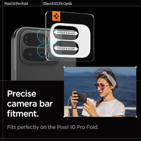 Spigen Glass Tr Ez Fit Optik 2 Pack Crystal Clear Google Pixel 10 Pro Fold Agl09664