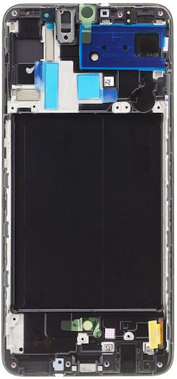 Οθόνη Display με Μηχανισμό Αφής και Πλαίσιο για SAMSUNG A70 A705 (Μαύρο)