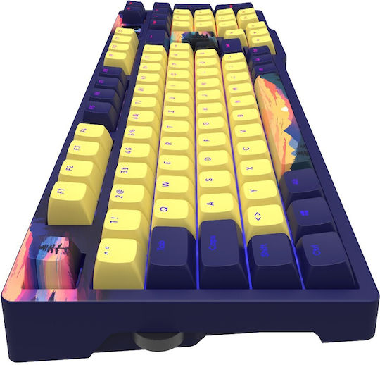 Dark Project KD98A Sunset Gaming Mechanical Keyboard with G3MS Sapphire switches and RGB lighting (English UK) Purple