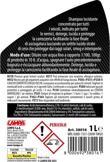 Lampa Șampon Auto With Wax 1lt