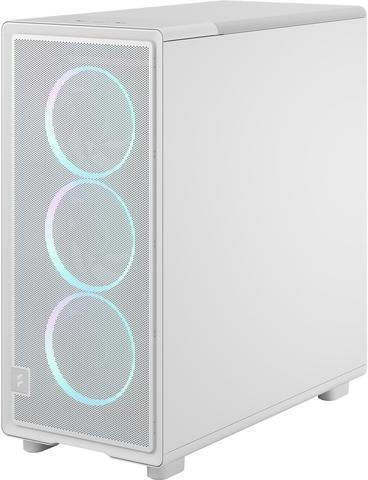 Fractal Design Epoch Gaming Midi Tower Computer Case with Side Window White TG RGB Clear