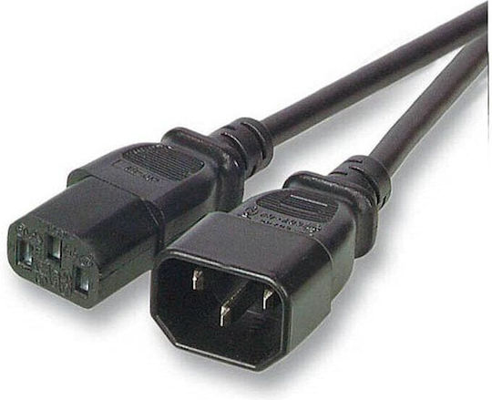 Manhattan Icoc IEC C13 - IEC C13 Кабел 1.8м Черен 216270