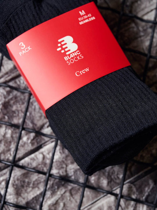 Vtex Socks Ανδρικές Κάλτσες Μαύρες 3Pack