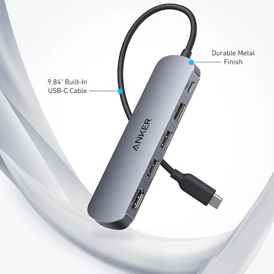 Anker USB-C Docking Station με HDMI 4K PD Μαύρο (A8357HA0)