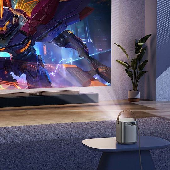 Hoco DT4 Mini Projector DLP HD Λάμπας LED με Wi-Fi και Ενσωματωμένα Ηχεία