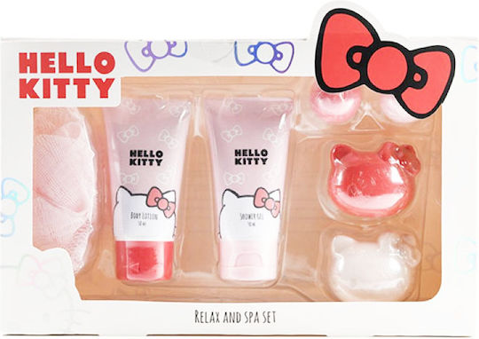 Hello Kitty Relax & Spa Set Hautpflegeset für Reinigung Körperreinigung & Aufhellung 7Stück