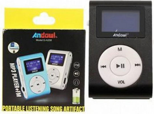 Andowl Q-A208 MP3 Player (8GB) με Οθόνη LCD Μαύρο