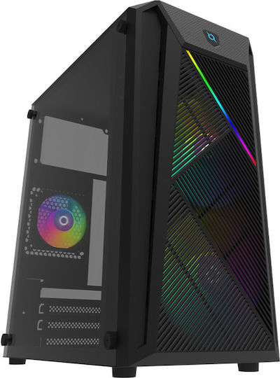 Aqirys Bellatrix Pro Desktop PC Ryzen 5 5500 16GB DDR4 1TB SSD Radeon RX 6500 XT Fără Sistem De Operare