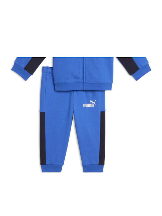 Kids Sweatpants Set Blue 2pcs Minicats