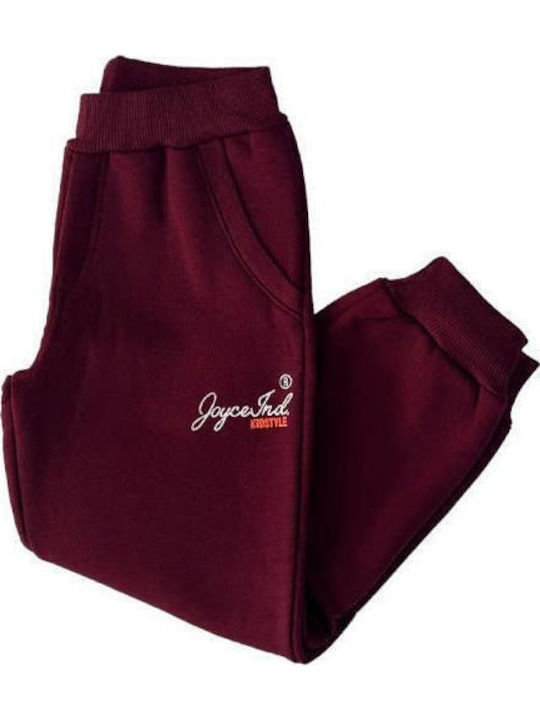 Kids Sweatpants Bordeaux