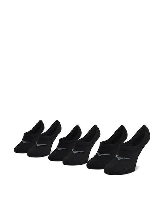 Mizuno Training Αθλητικές Κάλτσες Μαύρες 3 Ζεύγη
