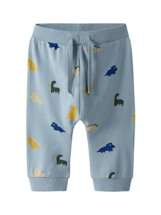 Trening pentru Copii Pantaloni de Trening Culoare Full Face Albastru Deschis