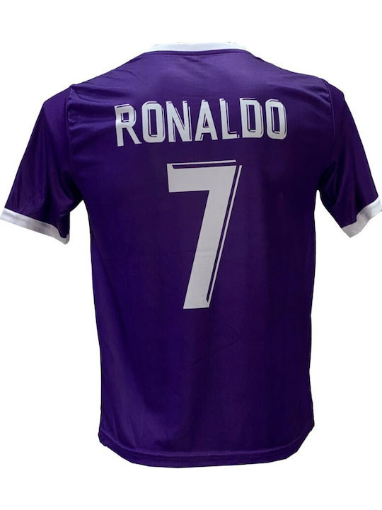 Мъжки Спортен Екип Футбол Real Madrid Ronaldo Лилав 2211-40